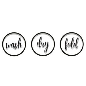 BRANDNEW! Wall art decor wash dry fold